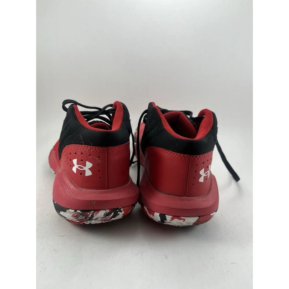 Under Armour Basketball Shoes 3024791 Red Black Youth 7Y Men's 6 EU 40